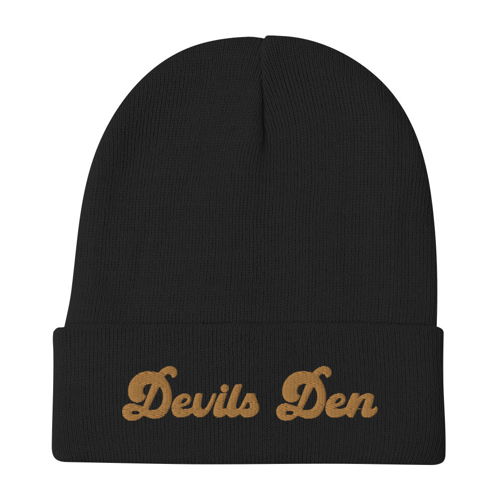 Devils Den, Embroidered Beanie