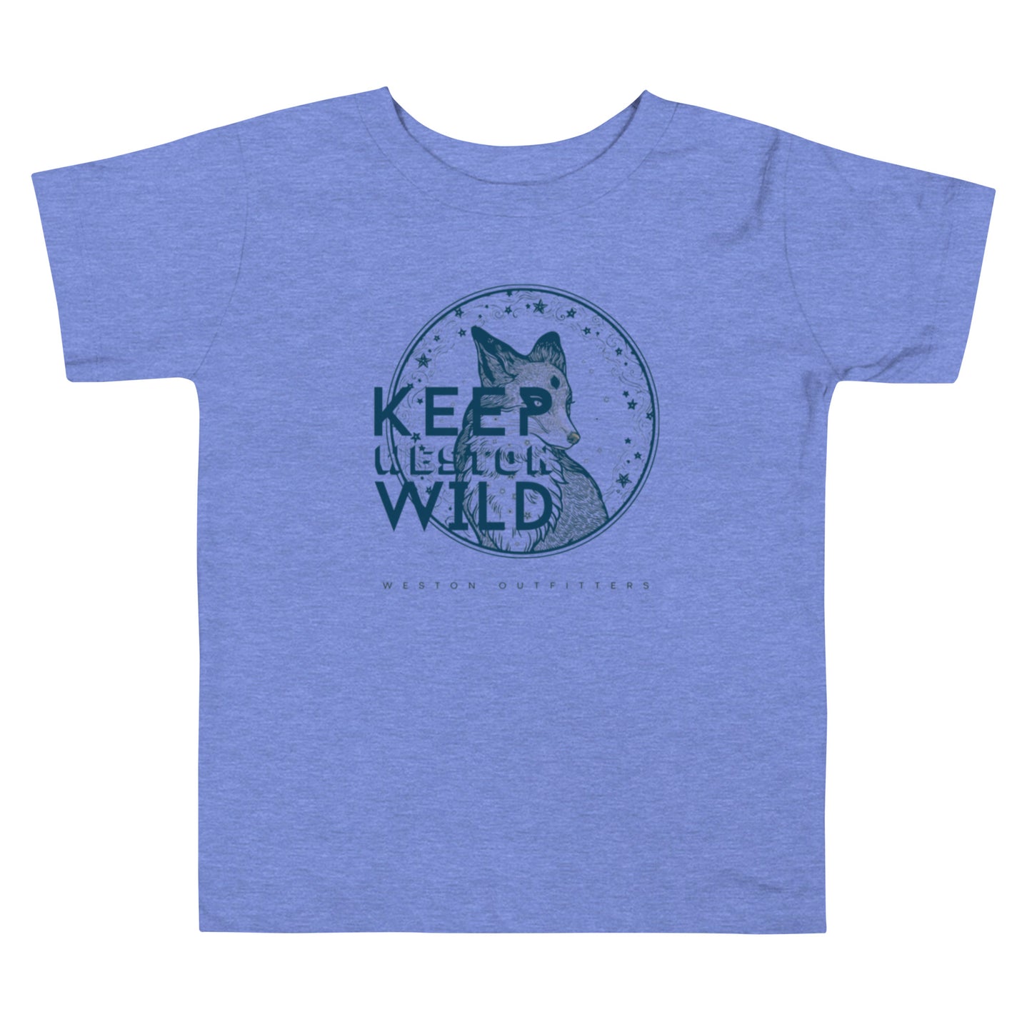 Keep Weston Wild, Toddler Short Sleeve Tee, Fox