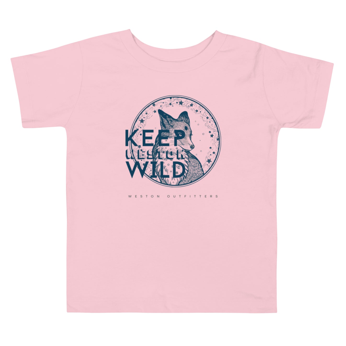 Keep Weston Wild, Toddler Short Sleeve Tee, Fox