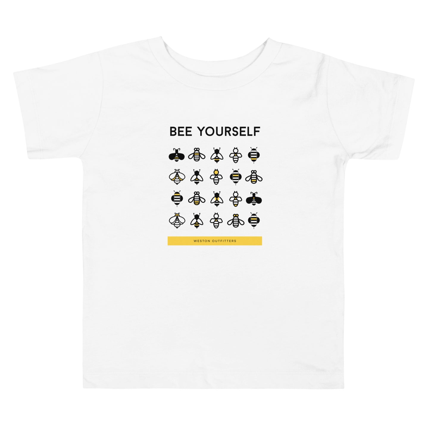 Bee Yourself, Toddler Short Sleeve Tee