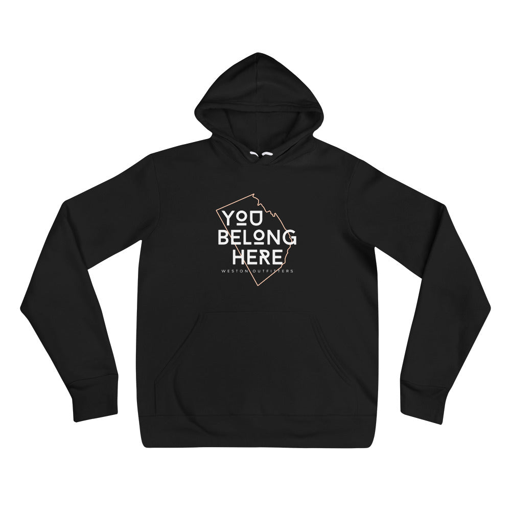 You Belong Here, Adult Unisex Hoodie