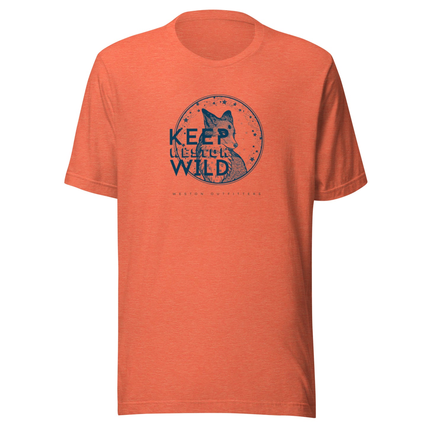 Keep Weston Wild Adult Unisex Short Sleeve Tee, Fox