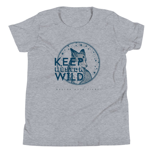 Keep Weston Wild, Youth Short Sleeve Tee, Fox